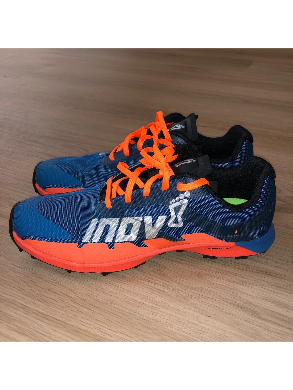 INOV-8 OROC 270 HIKING TRAIL SHOES SNEAKERS BLUE ORANGE MENS SIZE 10 WORN ONCE!